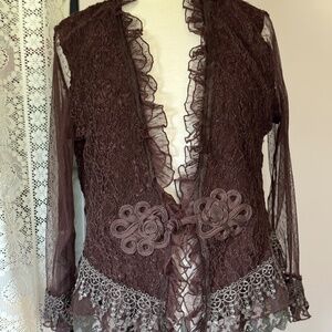 Reduced! Gorgeous, layer top, [wear with Cami] size XL, Orig 89.00